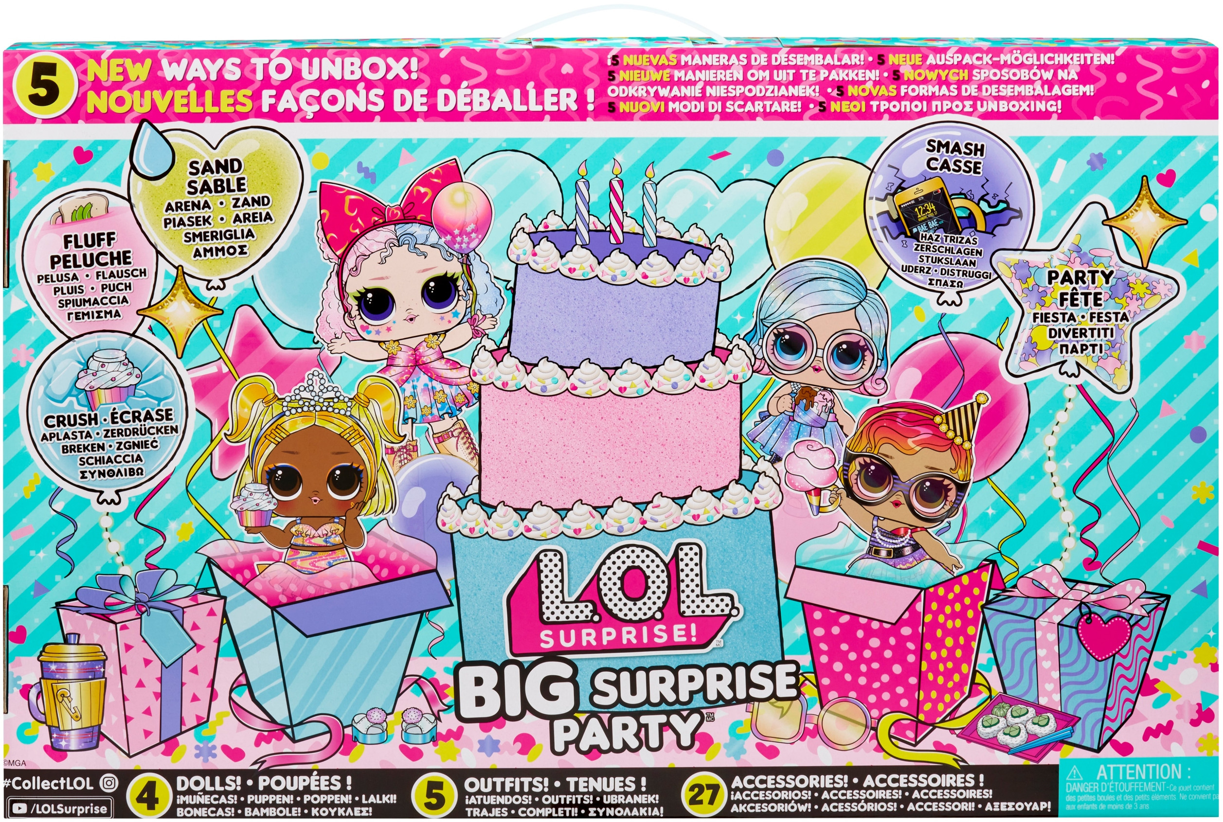 Rozpakowywanie niespodzianek – 40 elementów w zestawie