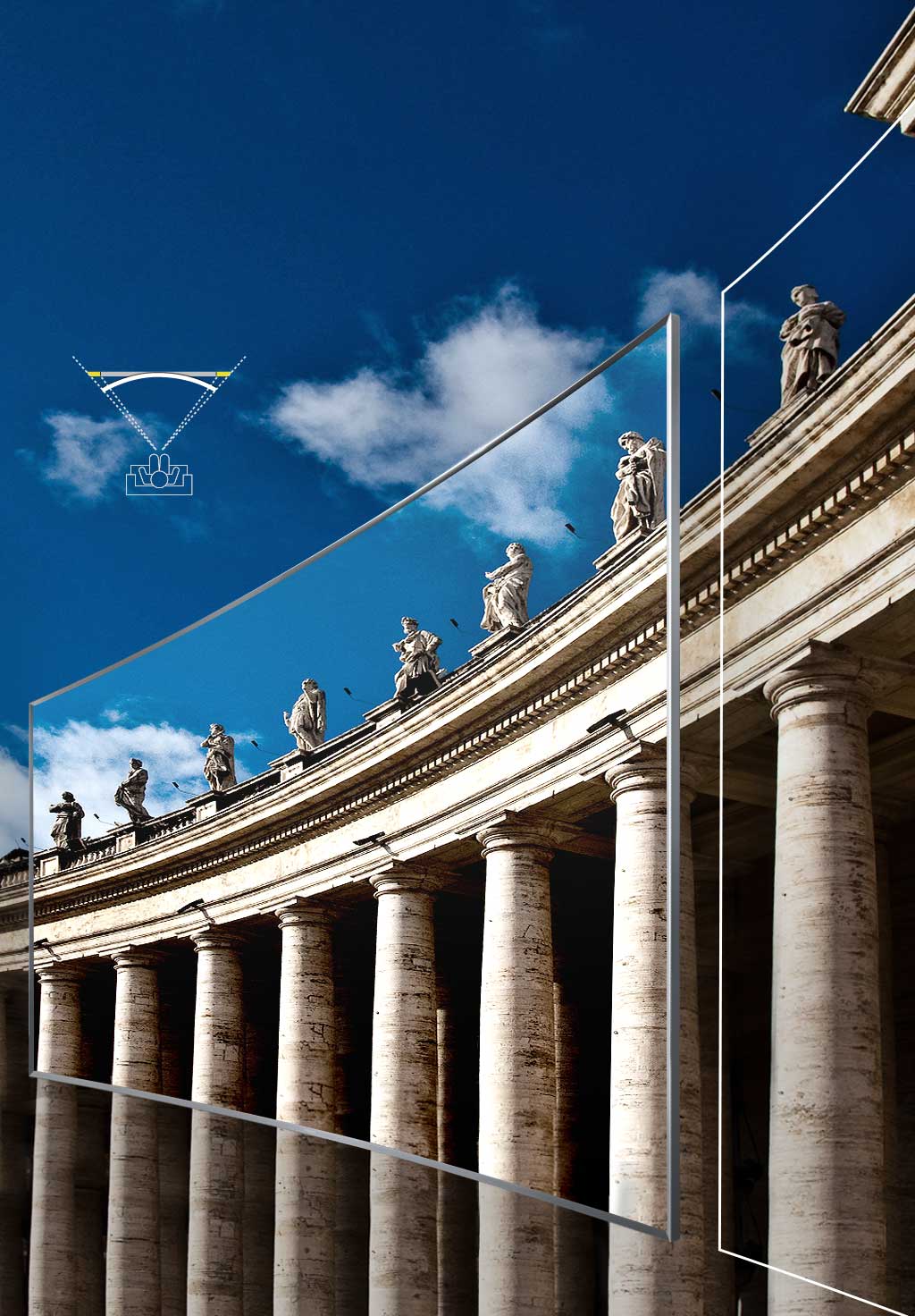   Wciągająca głębia zakrzywionego ekranu