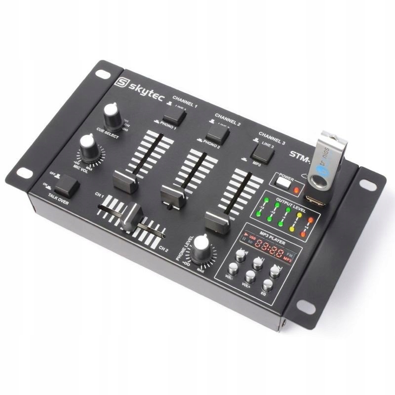 Mikser 4-kanałowy USB STM3020B Skytec – Twoje wszechstronne narzędzie do miksowania