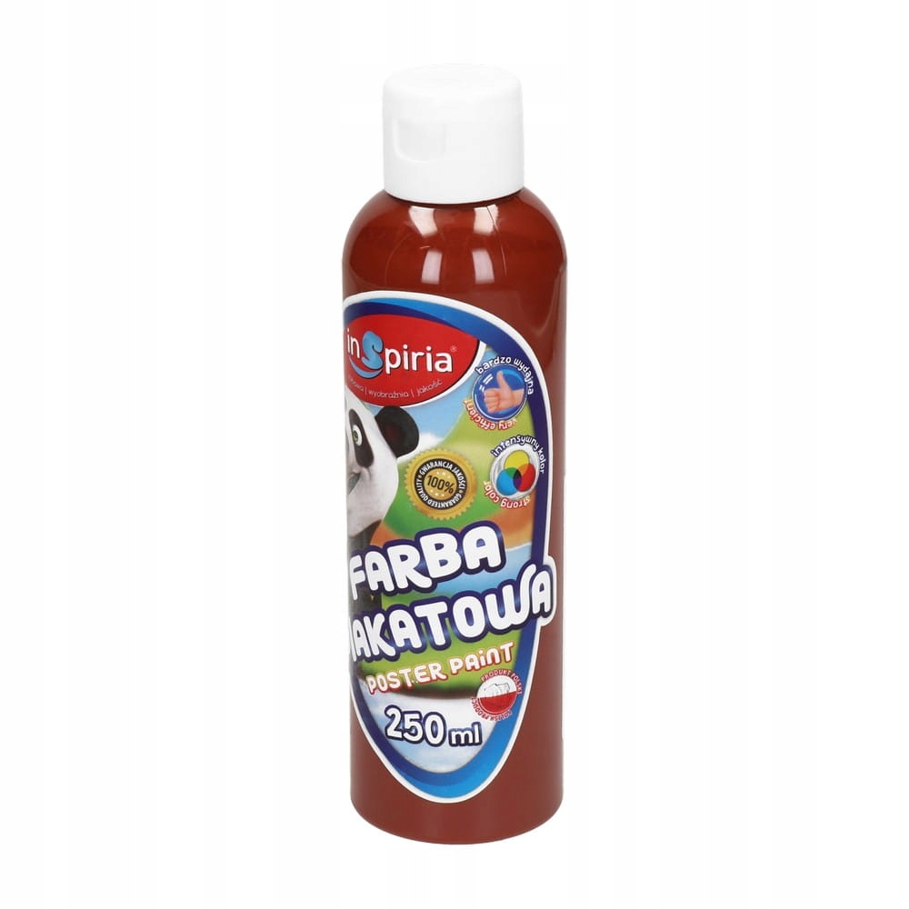 Farba plakatowa brązowa – doskonała do zabawy i nauki