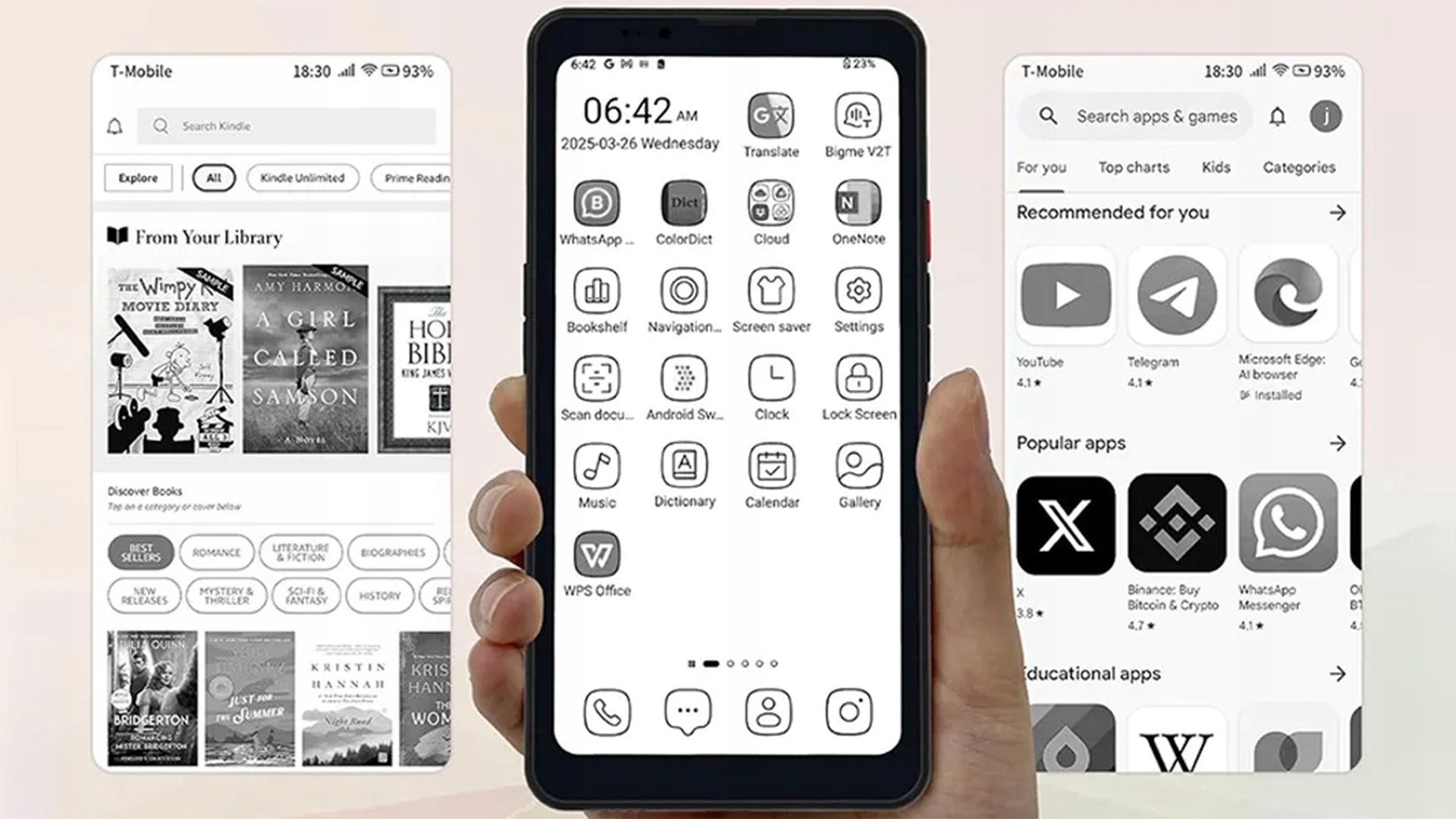 Wbudowana pamięć 256 GB – Przechowuj swoją bibliotekę e-booków