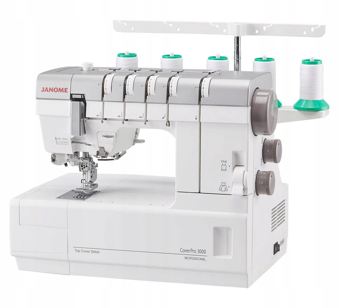Wyjątkowe funkcje covera Janome CP3000P