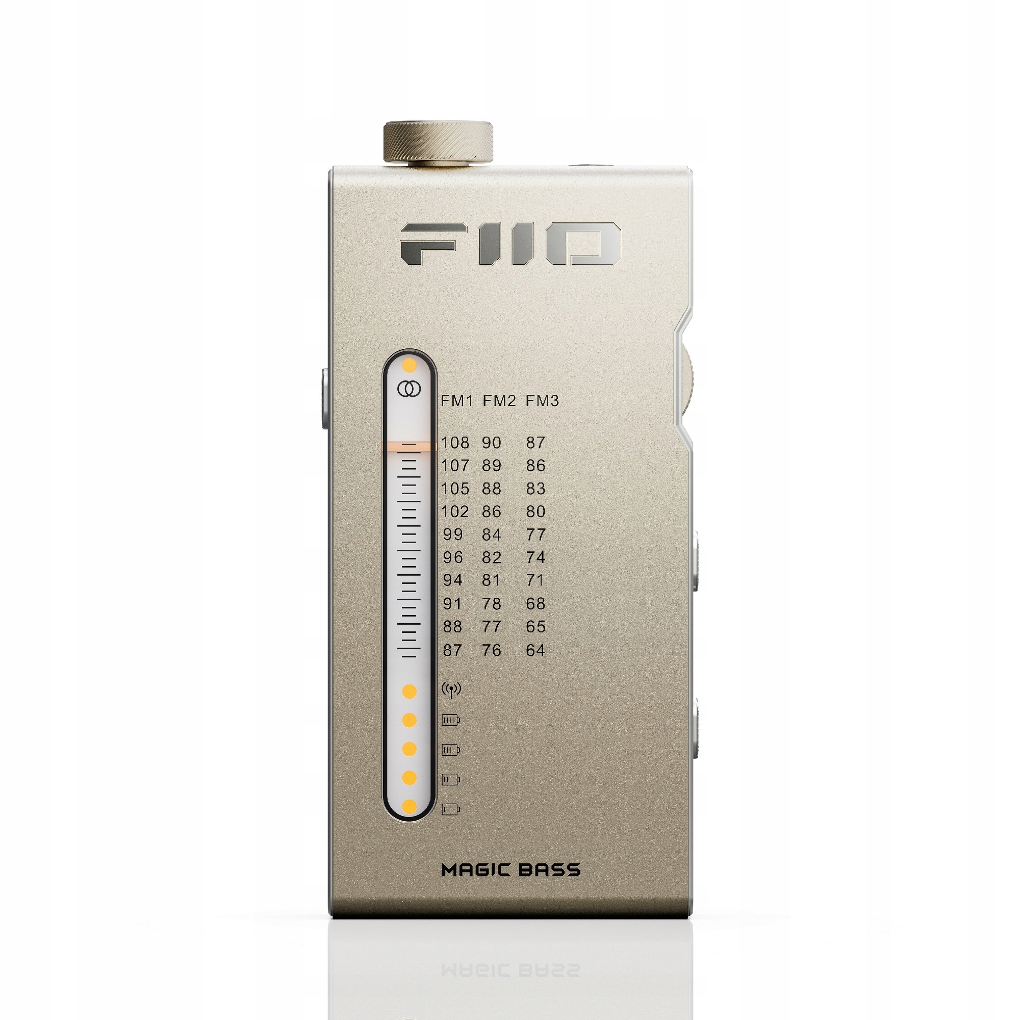 FiiO RR11 - złote przenośne radio FM – Twoje mobilne źródło dźwięku