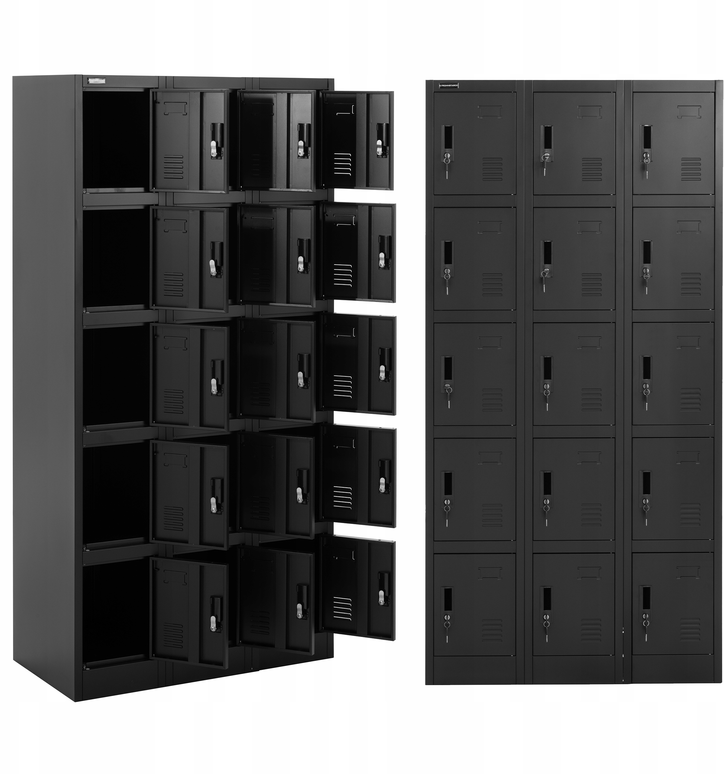 Szafa skrytkowa depozytowa metalowa socjalna zamykana na klucz - 15 skrytek