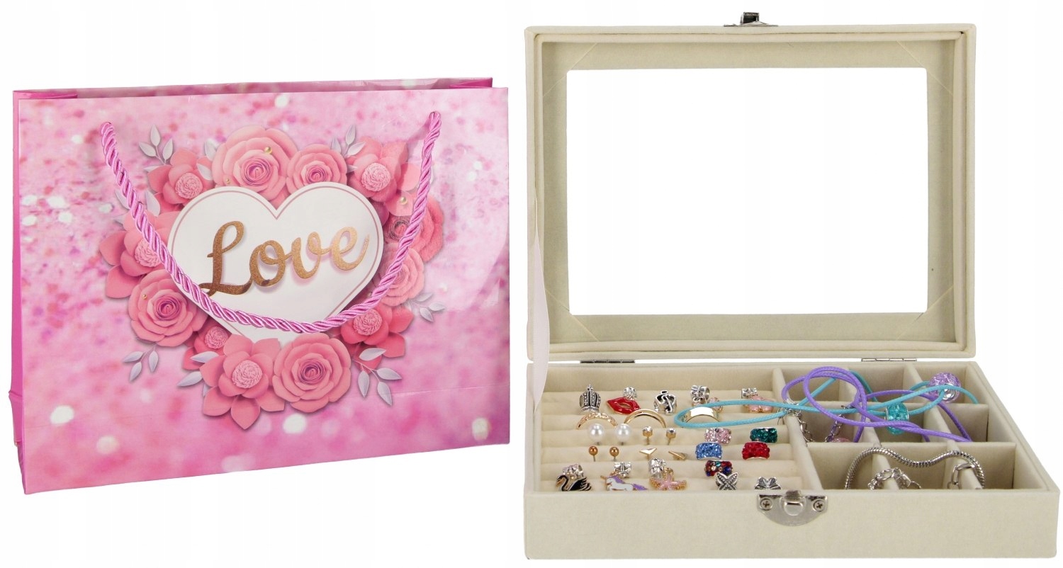 Mega Creative ZEST PIEKN SZKATULKA 28X14X4 – Zestaw biżuterii dla małych księżniczek