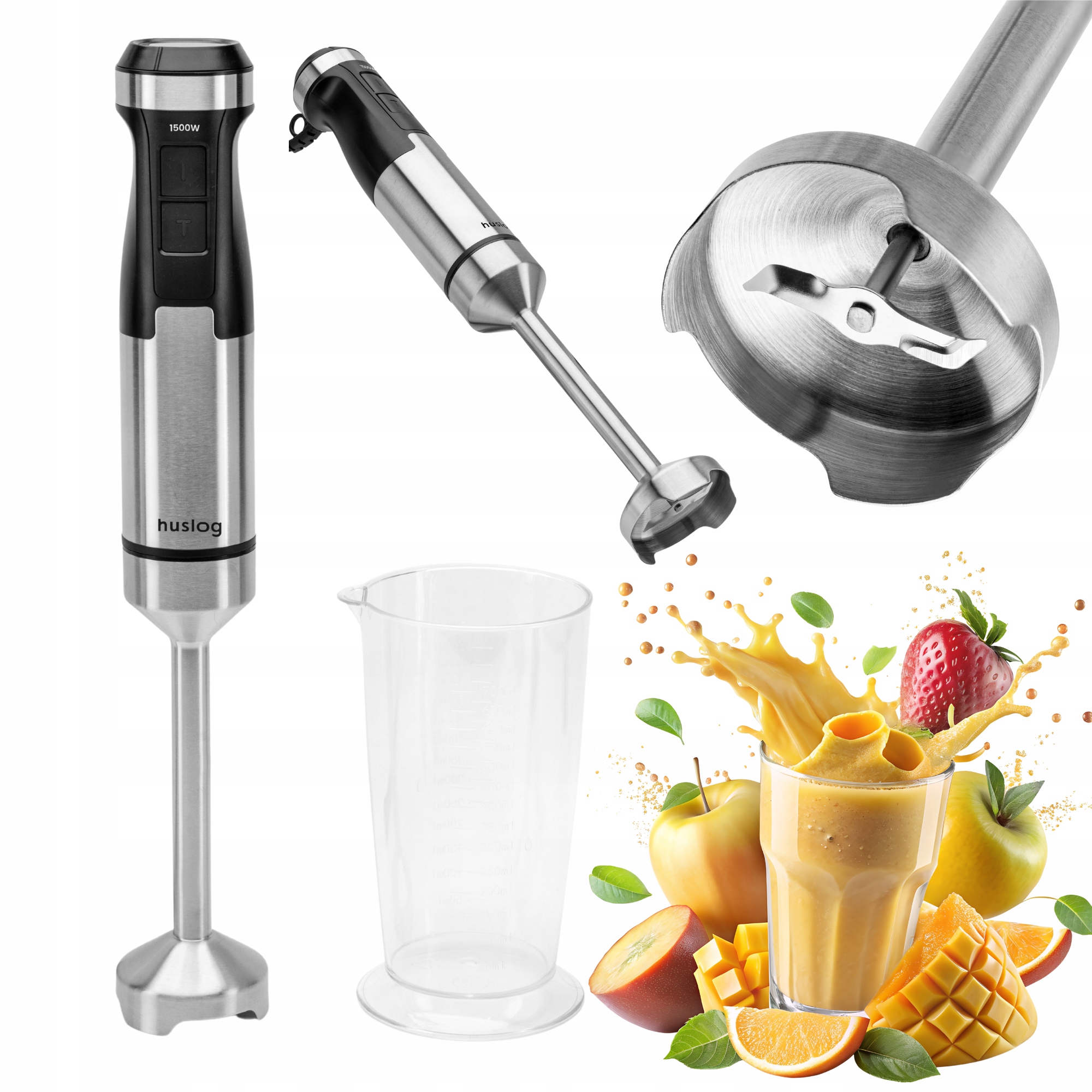 Blender ręczny Huslog HUS1047 1500W – Twój niezawodny pomocnik w kuchni