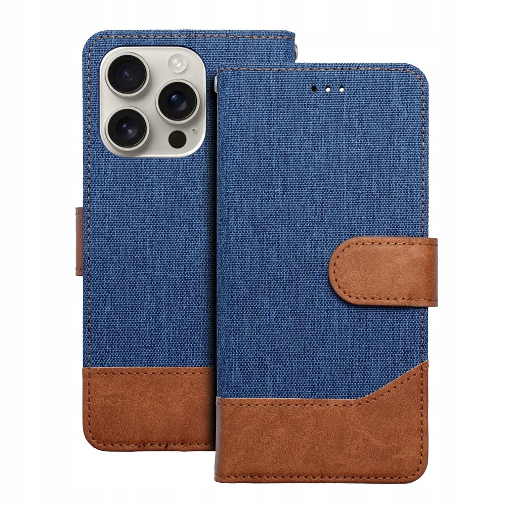 Elegancki design z jeansowym wykończeniem
