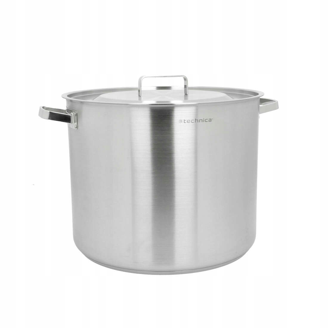 Garnek średni 57,3 l o średnicy 450 mm z pokrywką ze stali nierdzewnej | TECHNICA, Platinum Line – Idealny do każdej kuchni