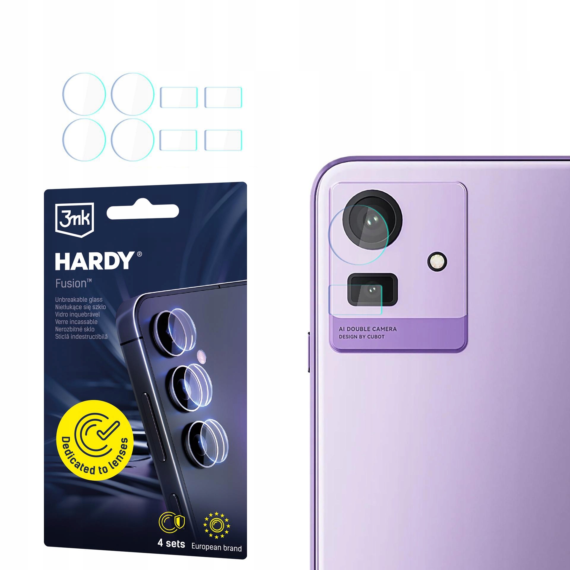 Cubot Note 50 – Ochrona obiektywu z 3mk Hardy® Fusion Lens Protection™