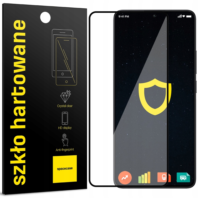 Szkło hartowane SPACECASE Glass 5D do Poco X6 Pro 5G – Doskonała ochrona ekranu