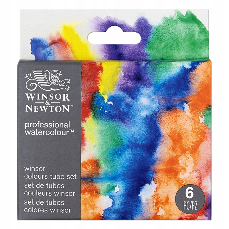 Zestaw akwareli Professional Winsor & Newton 6 x 5 ml – Doskonałe dla artystów