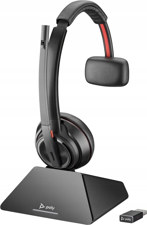 HP Poly Savi 8210 Monaural DECT 1880-1900 MHz – Wydajny zestaw słuchawkowy do biura