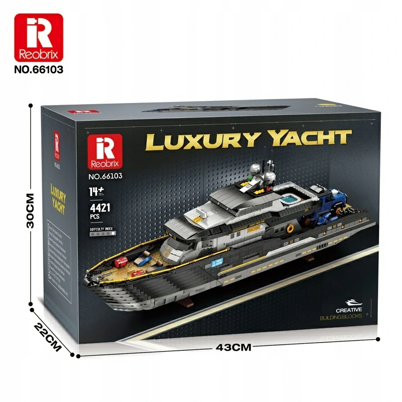 Klocki Luxury Yacht 4421el – Stwórz własny luksusowy jacht