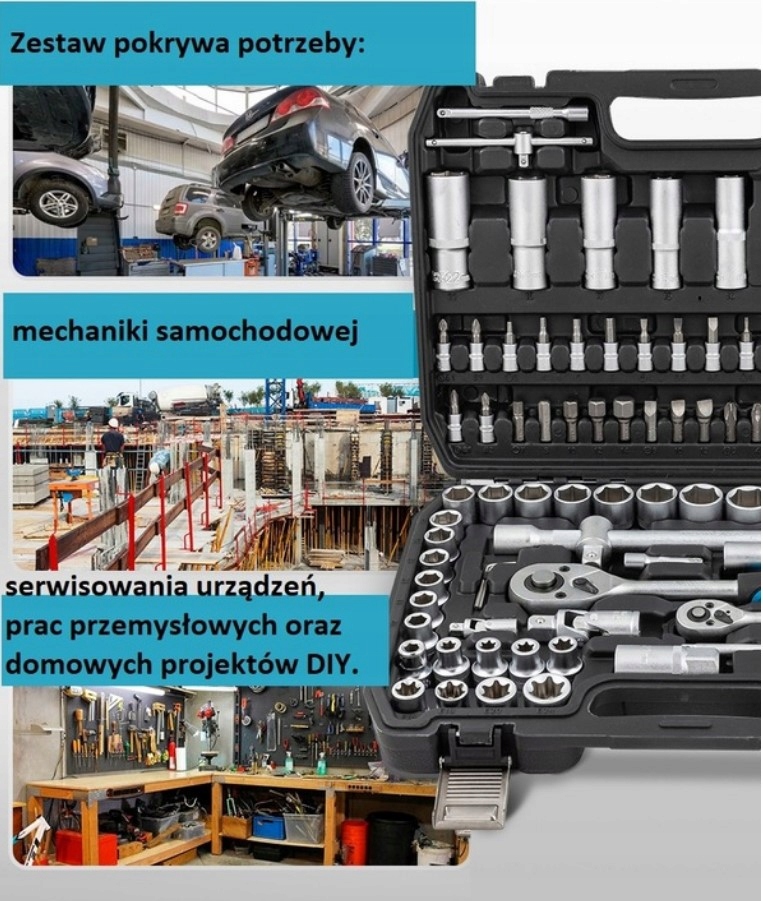 Różnorodność nasadek – Od 4 mm do 32 mm