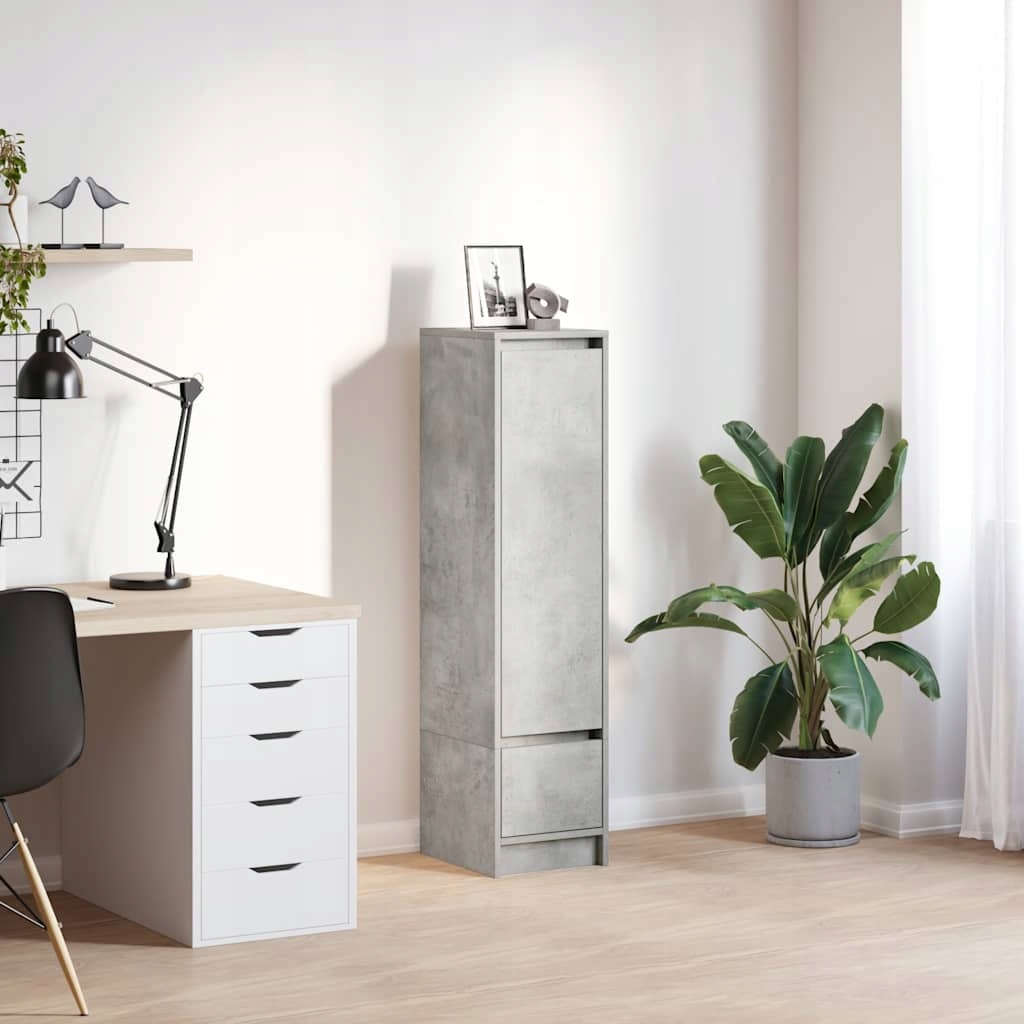 Komoda betonowa szara 29,5x34x119,5 cm – Idealne połączenie stylu i funkcjonalności