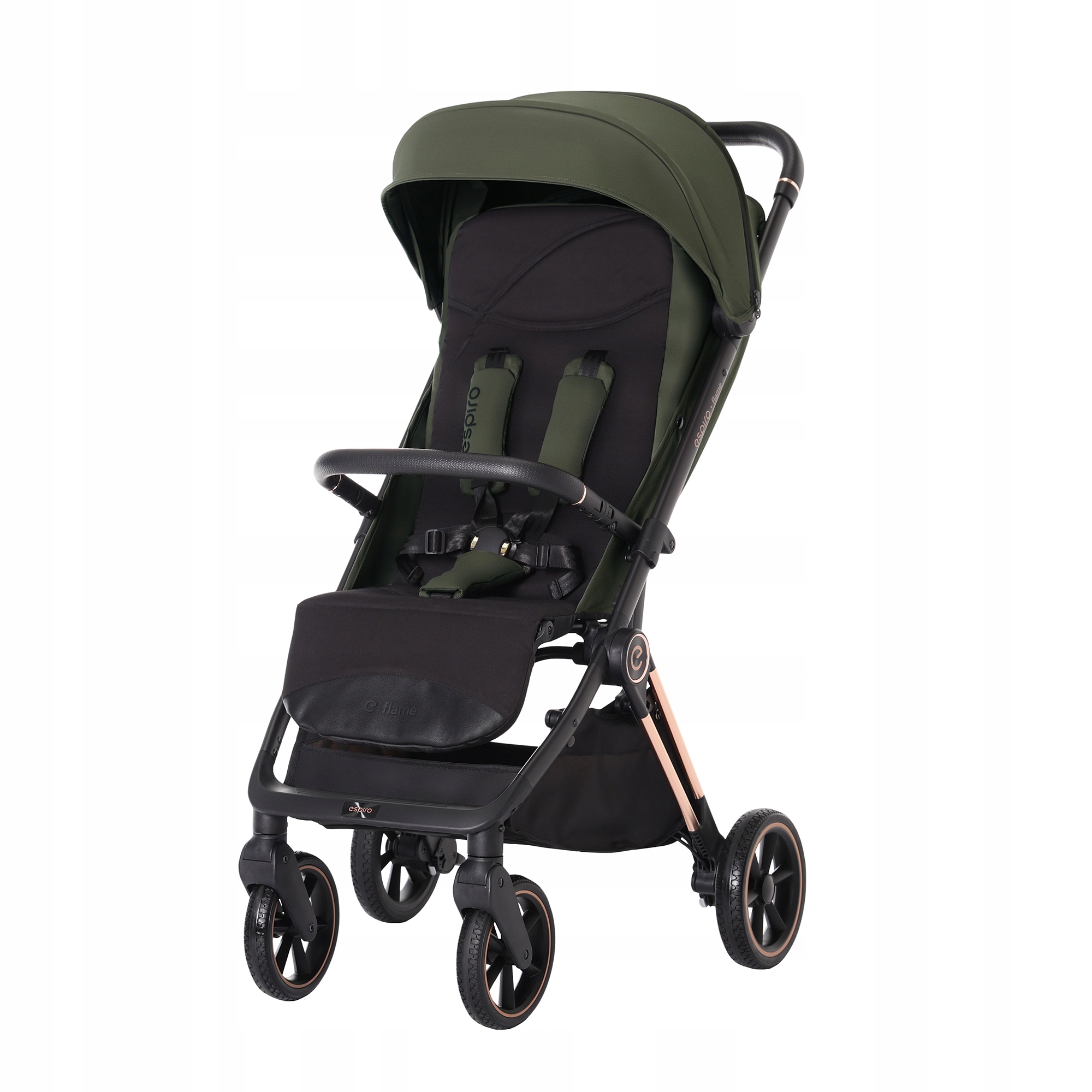 Espiro Flame wózek spacerowy 04 green emerald – Komfort i bezpieczeństwo dla Twojego dziecka
