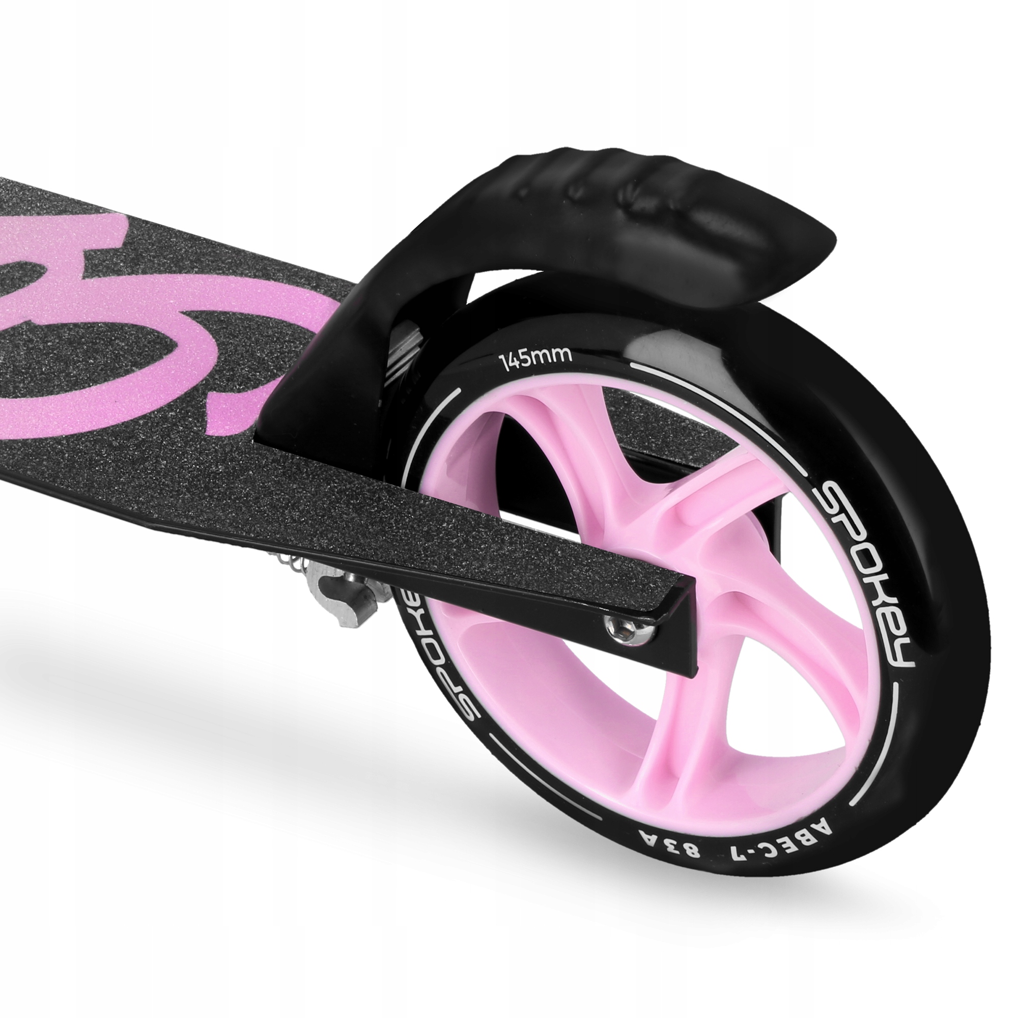 Duże koła 145 mm z łożyskami ABEC7 Carbon – Płynna jazda na każdej nawierzchni