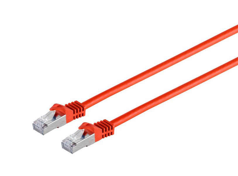 Kabel CAT 7 SFTP 1m LSZH Czerwony – Wydajne połączenie sieciowe