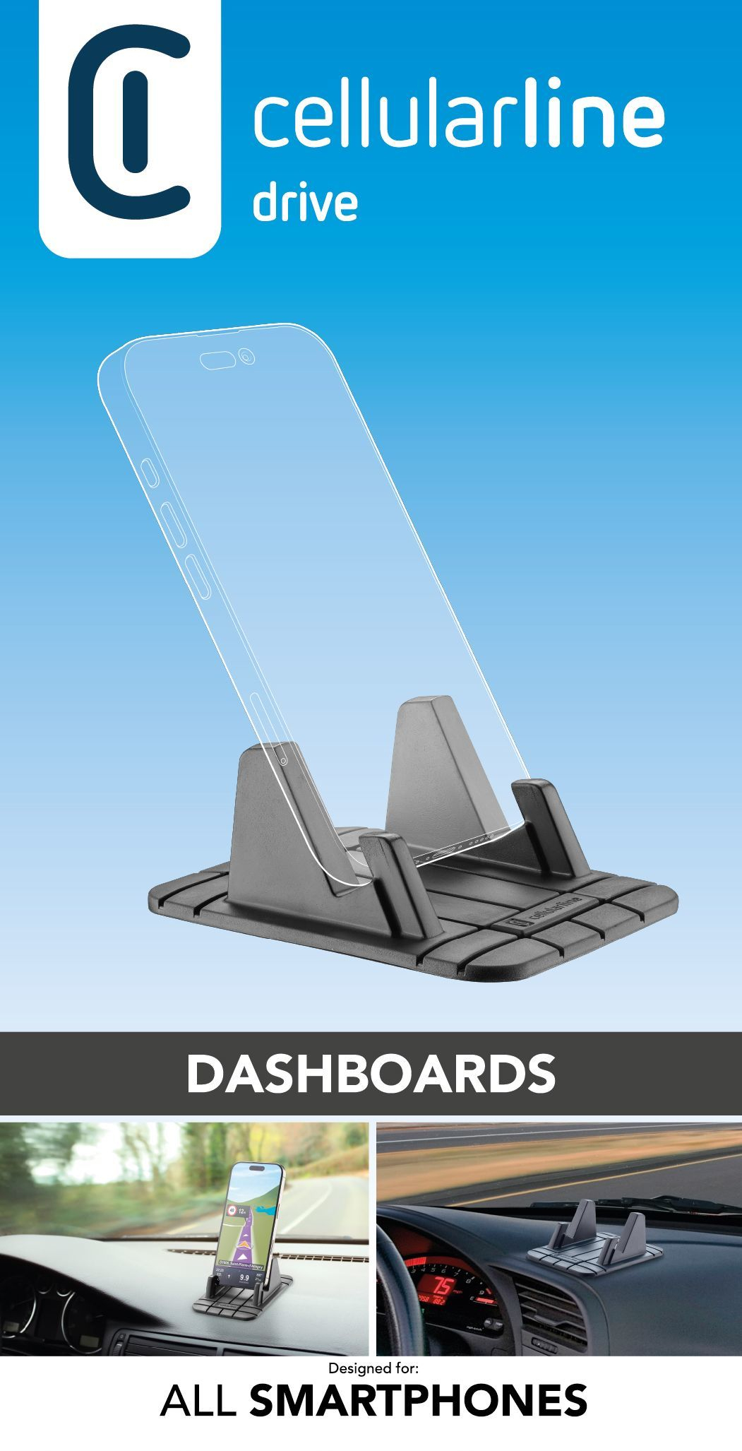 Uniwersalne dopasowanie do telefonów o szerokości do 10 mm