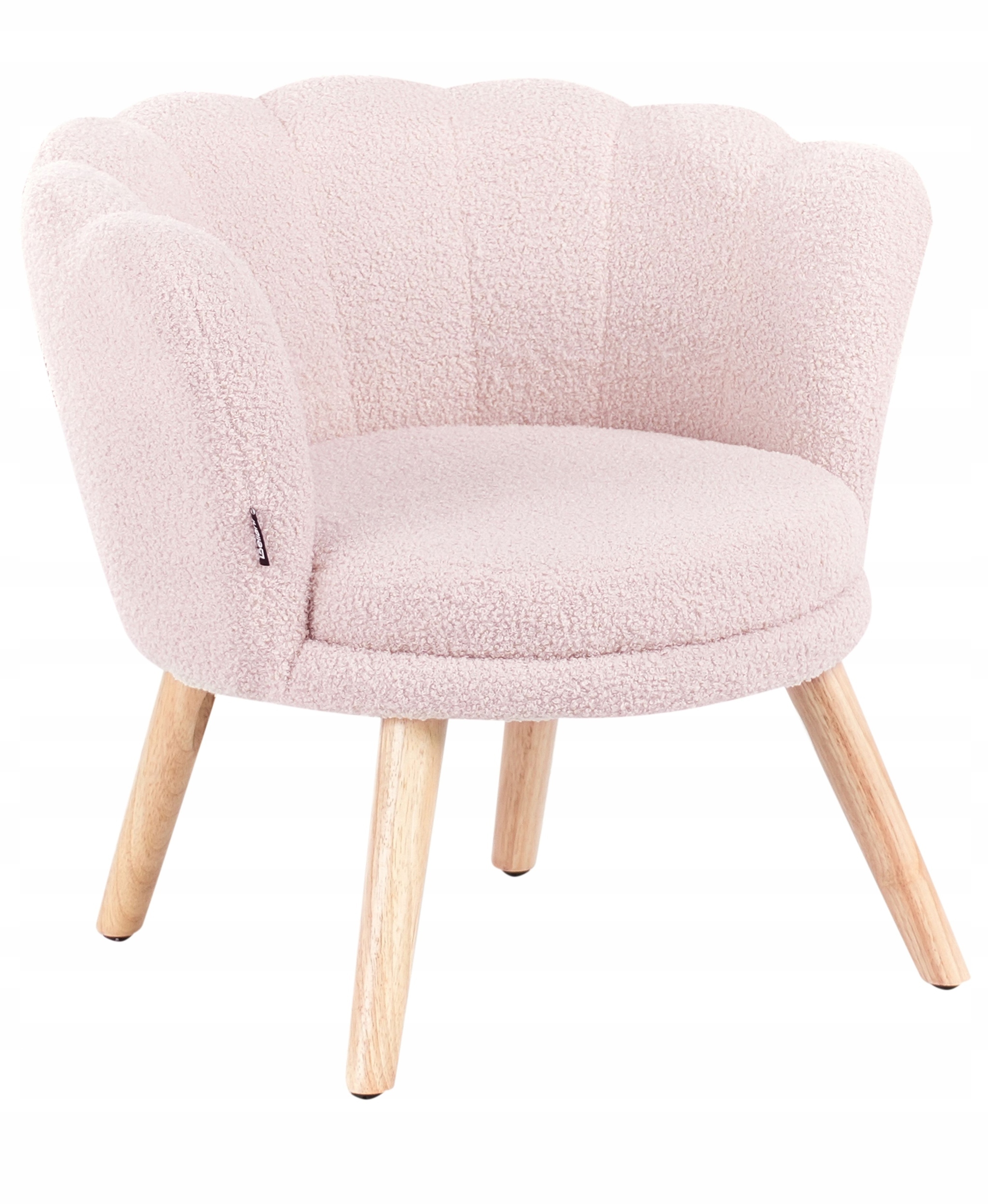 Stylowy design i komfort – Fotel HALBY w pastelowym różu