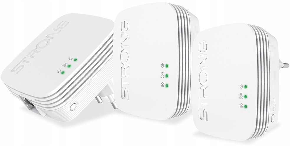 Adapter Powerline Strong POWERLINE 600 Triple Kit Mini – Wydajna sieć w Twoim domu