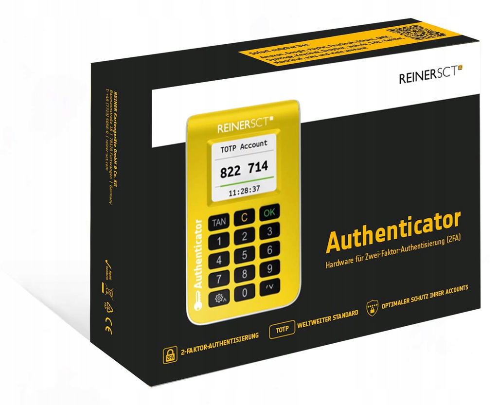 Czytnik Reiner REINER SCT Authenticator – Bezpieczne uwierzytelnianie dla Twoich kont