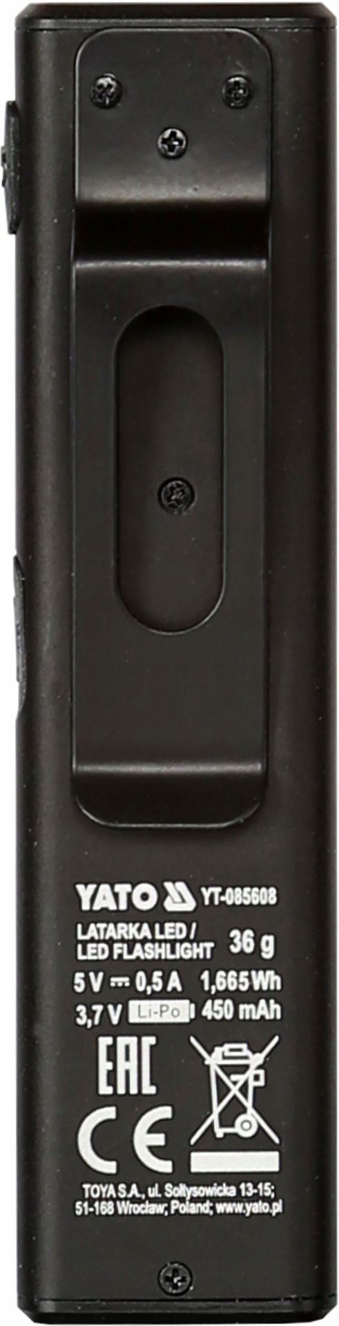 Akumulatorowe zasilanie z szybkim ładowaniem USB-C