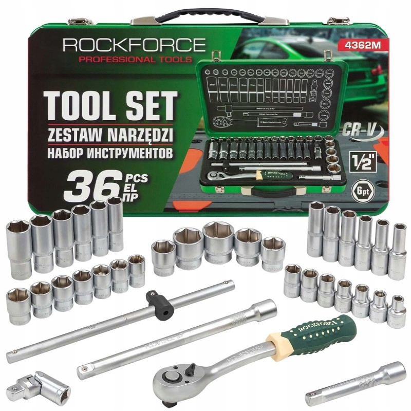 Zestaw narzędzi Rockforce 1/2