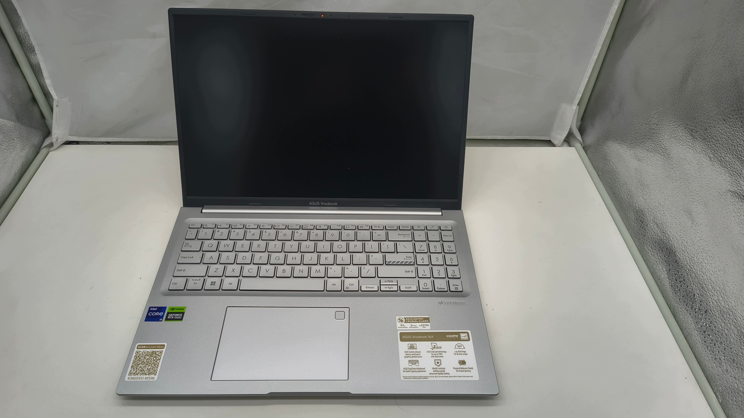 Vivobook 16X K3605VU-WS96 – Wydajny laptop z Intel Core i9 i GeForce RTX 4050
