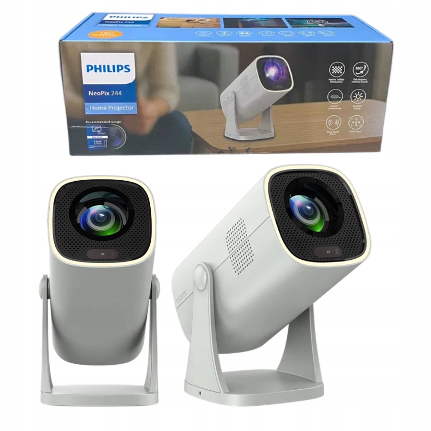 Projektor Philips NeoPix 244 – Twoje domowe kino w zasięgu ręki