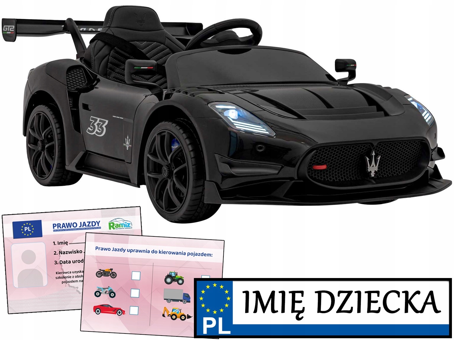 Wymiary i maksymalne obciążenie pojazdu