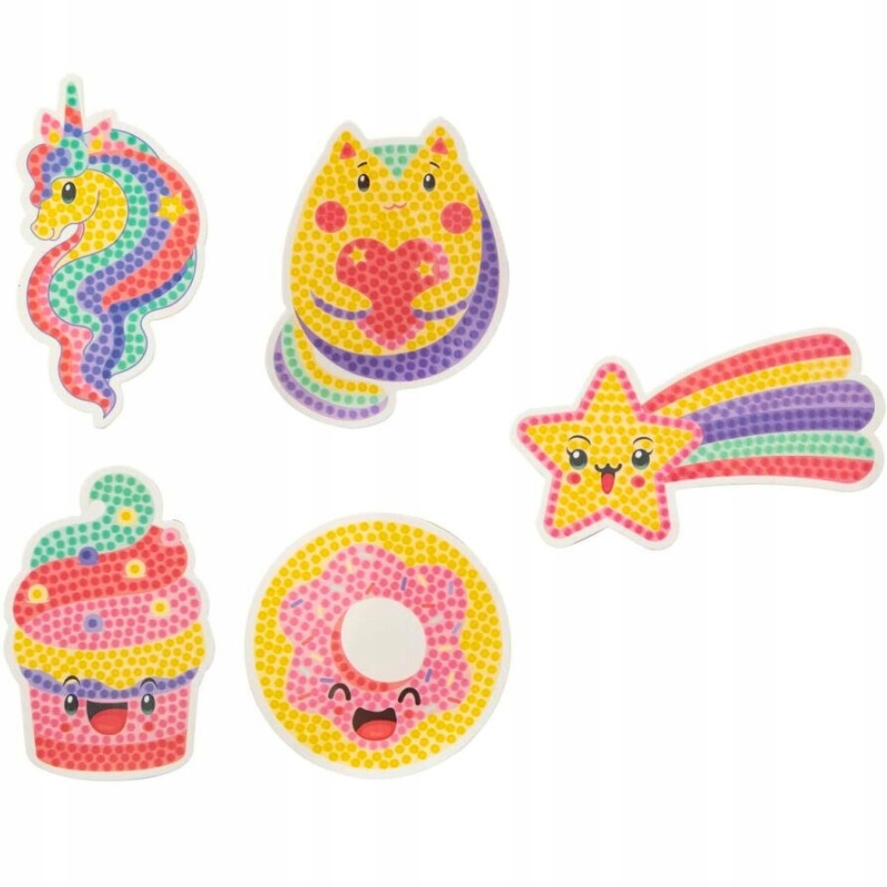 Twórz własne magnesy na lodówkę – Zestaw zawiera 5 sztuk