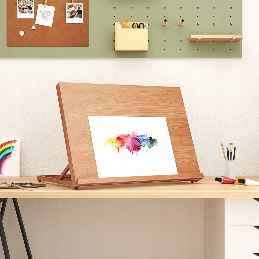 Sztaluga stołowa z litego drewna bukowego – Idealna dla artystów i amatorów