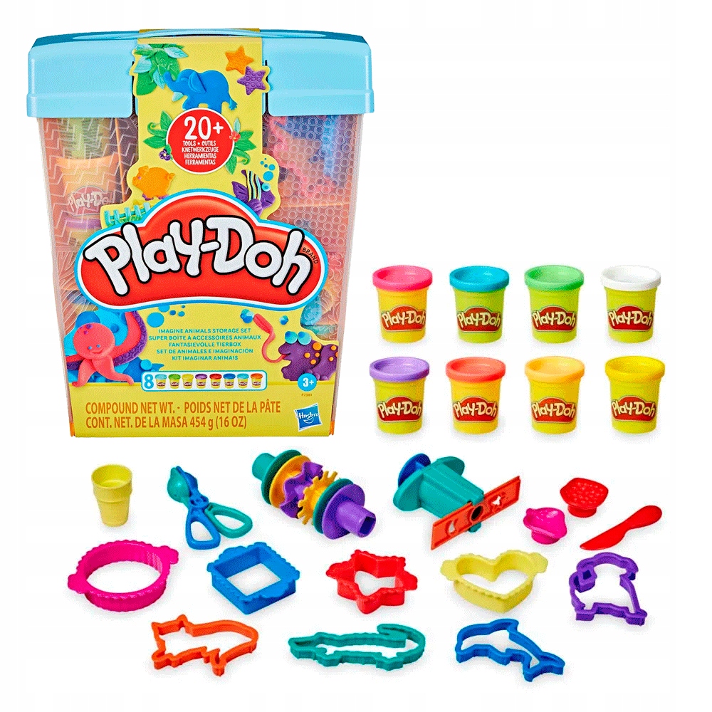 Play-Doh Imagine Animals Storage Playset – Kreatywna zabawa dla małych artystów