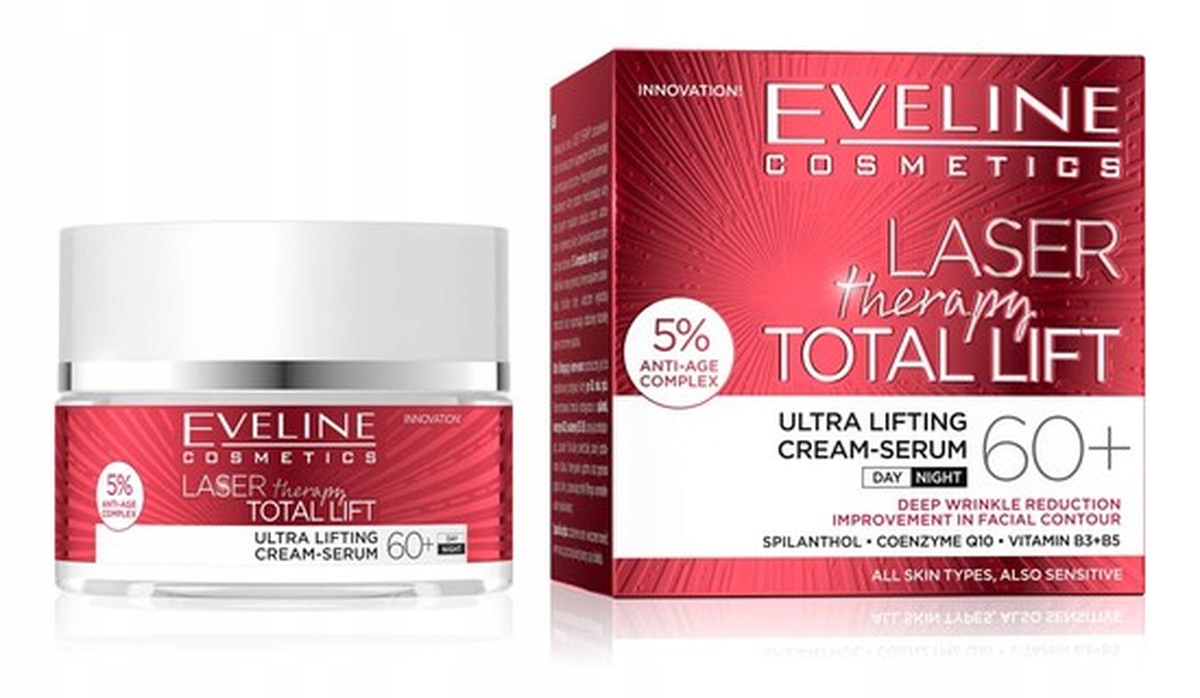 Krem Cosmetics Laser Therapy Total Lift 60+ – Twoja codzienna pielęgnacja przeciwstarzeniowa