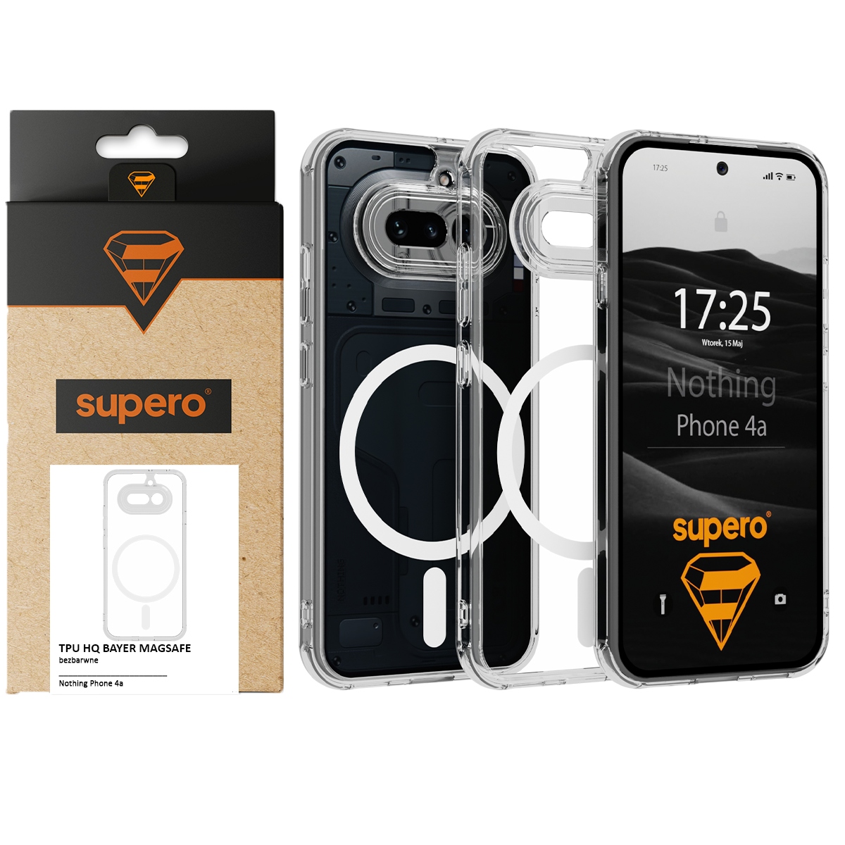 Etui Magclear Supero do Nothing Phone 4a MagSafe – Ochrona i styl w jednym