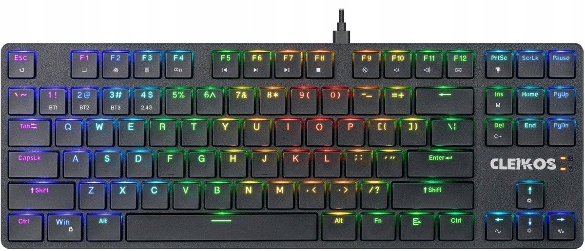 Klawiatura bezprzewodowa Defender CLEIKOS GK-135 – Mechaniczna klawiatura gamingowa z RGB