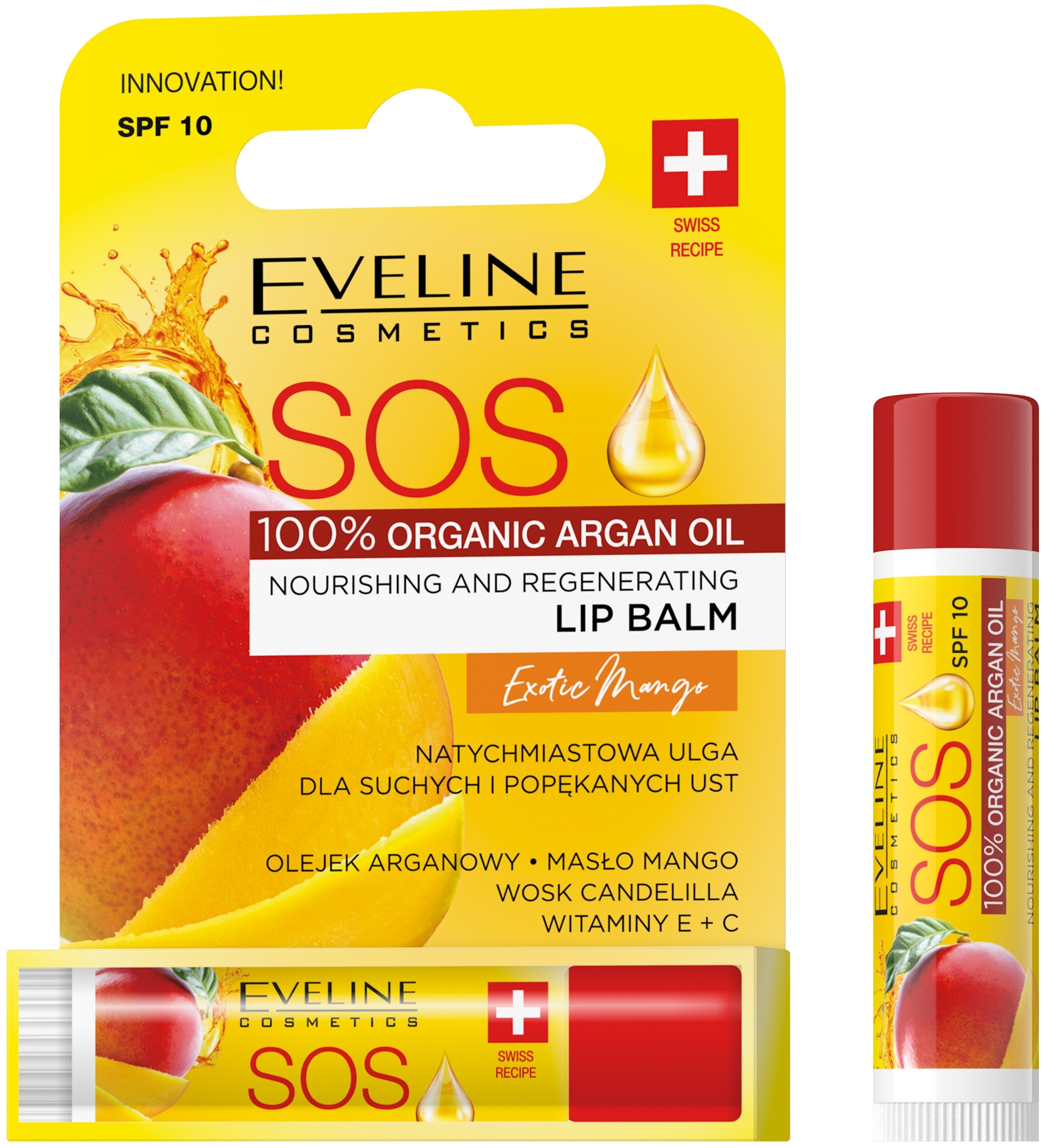 Unikalna formuła z masłem mango i olejem arganowym