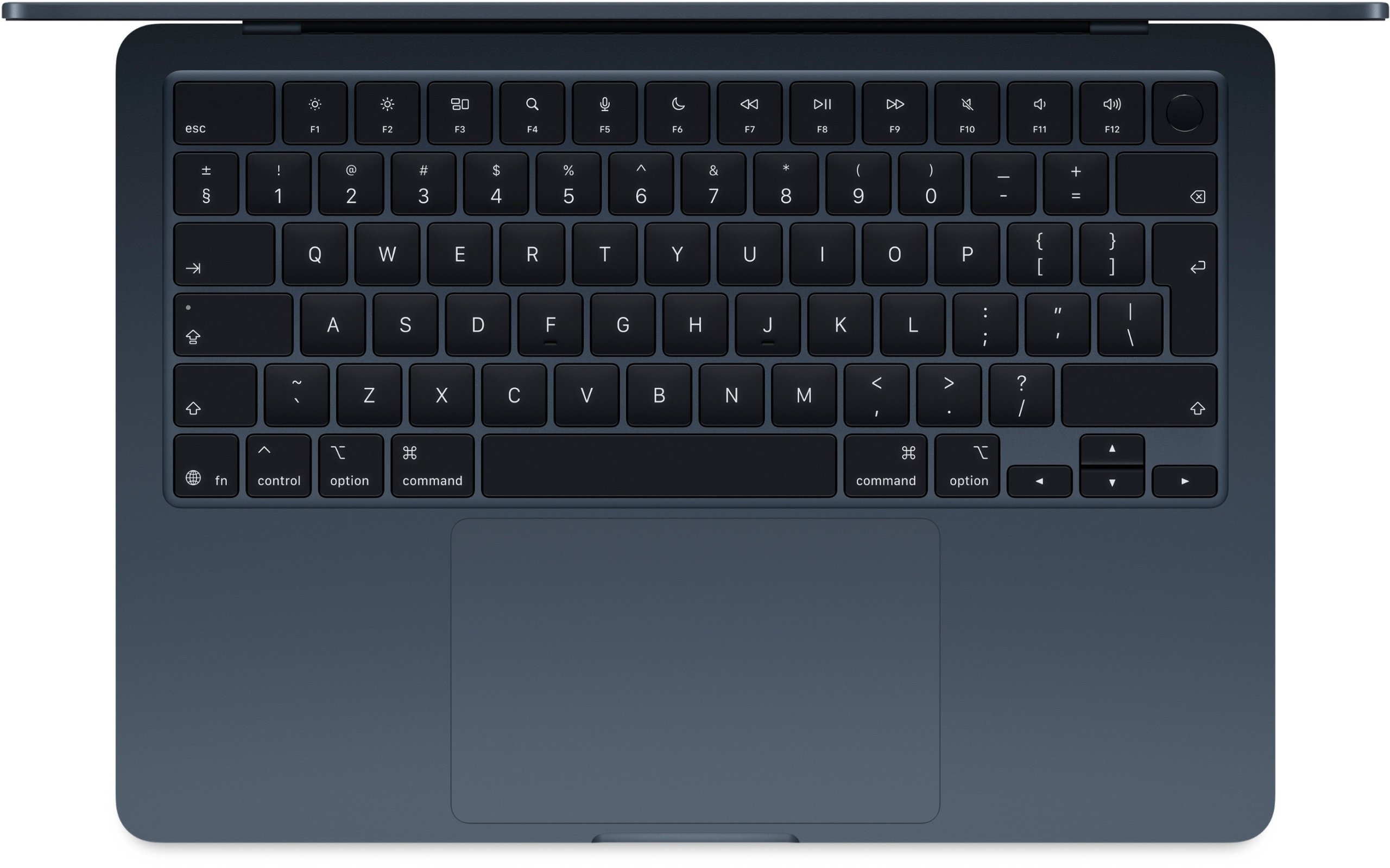 Klawiatura z podświetleniem i gładzik Force Touch