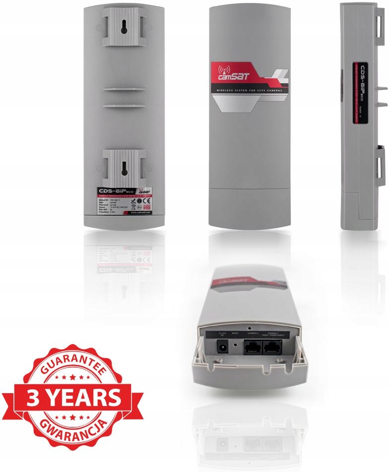 Bezprzewodowy transceiver do megapikselowych kamer IP