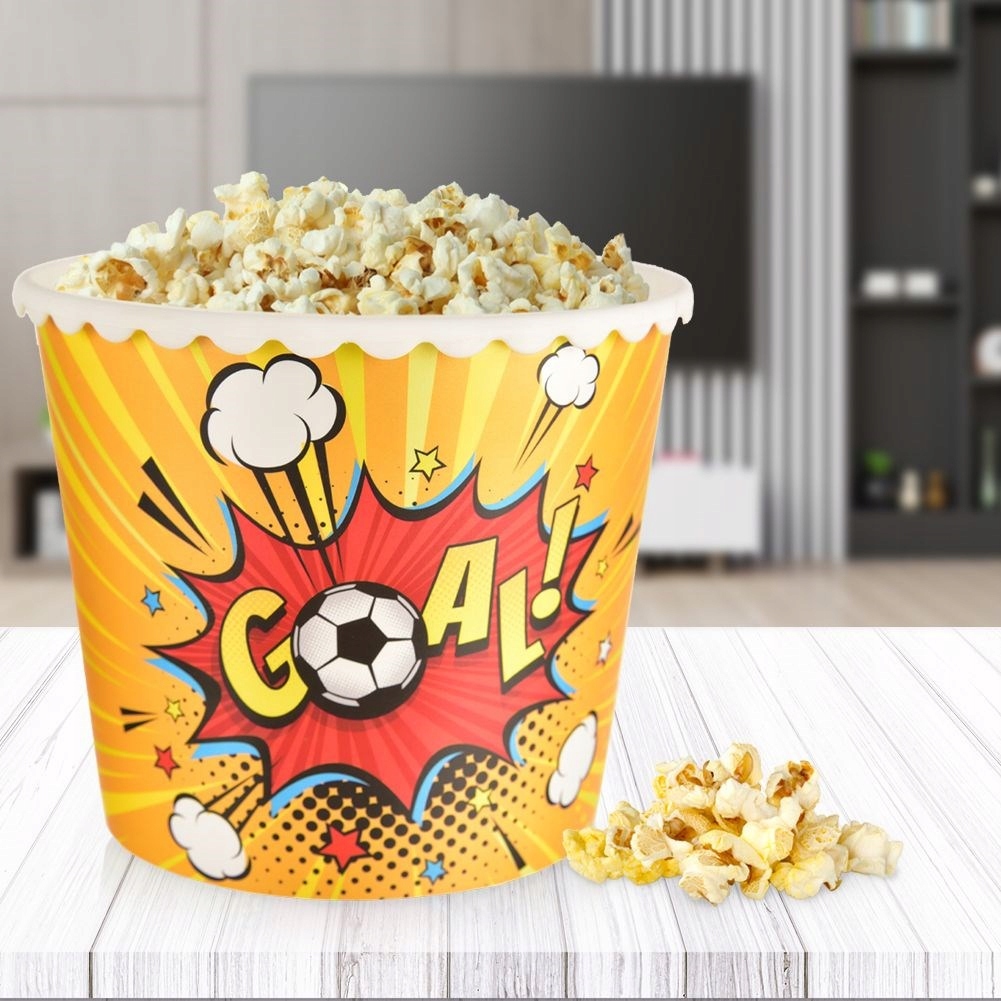 Pojemnik na popcorn i chipsy 2,3 l – Idealny towarzysz filmowych wieczorów