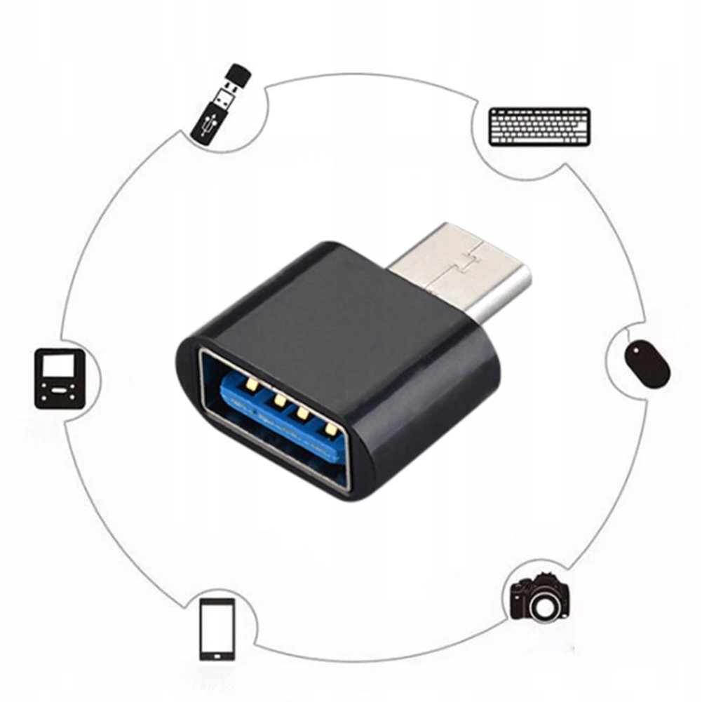 Adapter Typu C na USB OTG Przejściówka złącze 3.0 Kod producenta 129734