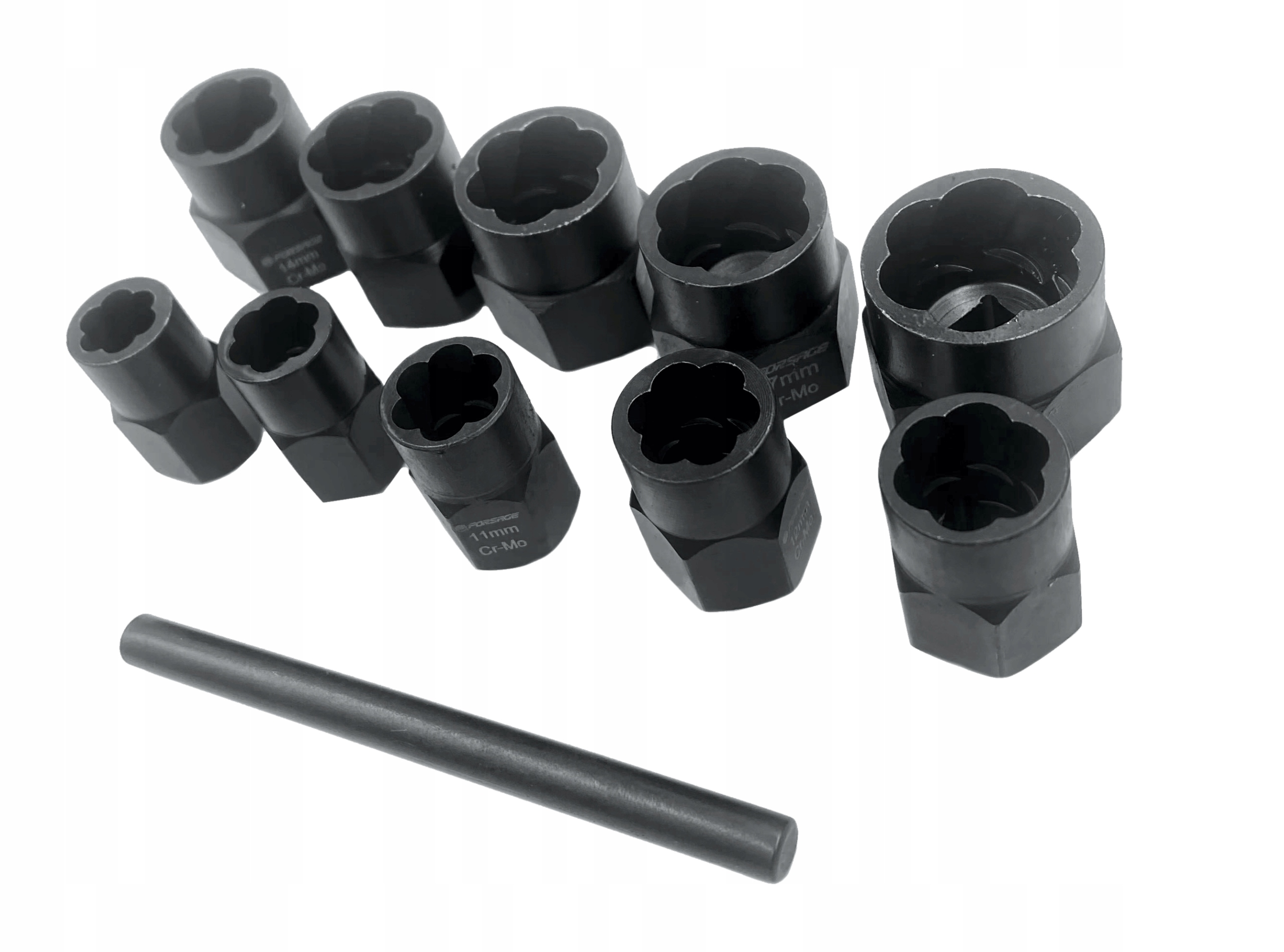 Specjalny kształt nasadek – Idealne dopasowanie do gniazda śruby