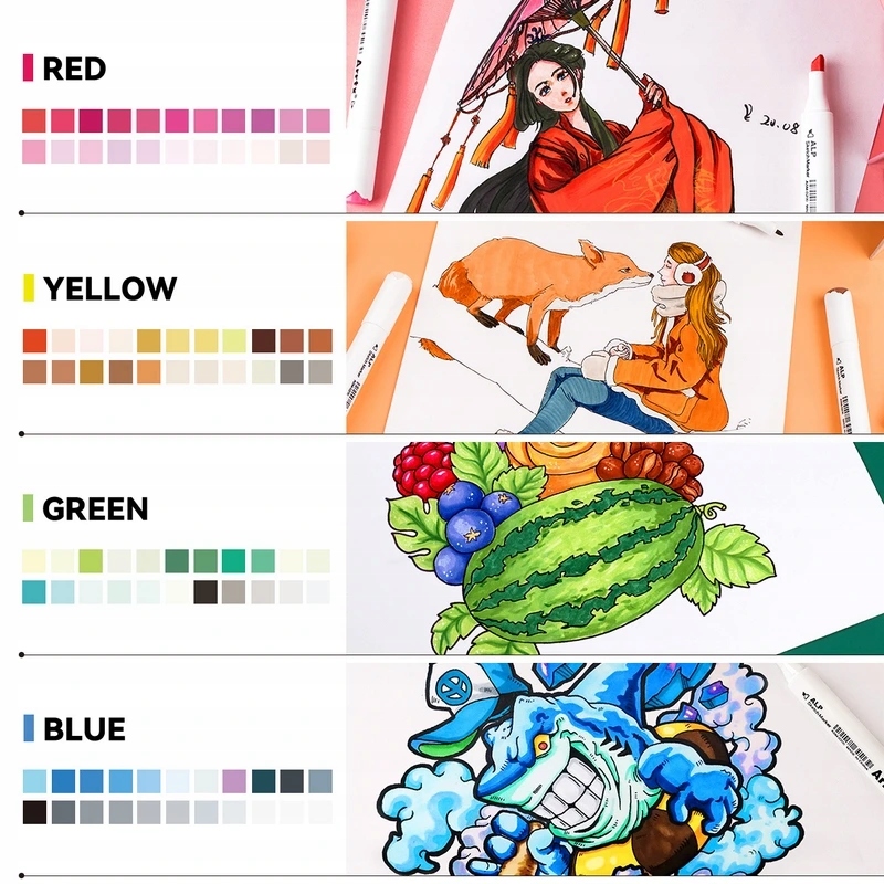 Intensywne kolory i różnorodność zastosowań