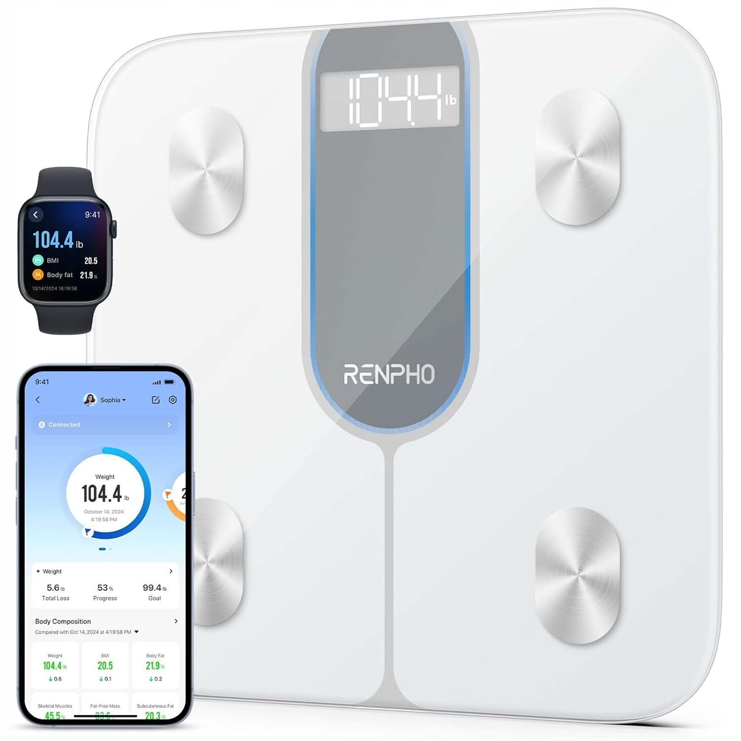 RENPHO Elis 1C Smart Body Scale – Twoje inteligentne wsparcie w monitorowaniu zdrowia