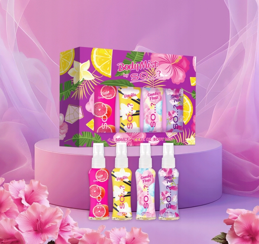 Odkryj zapachy: Pink Grapefruit, Vanilla, Candy Floss, Sweet Pea