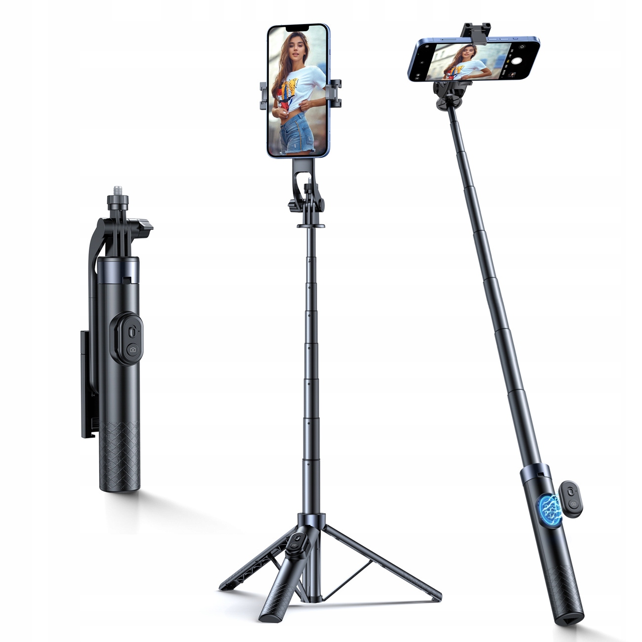 Selfie stick Wozinsky WC1Y70S – Teleskopowy tripod 1,7 m z uchwytem na telefon