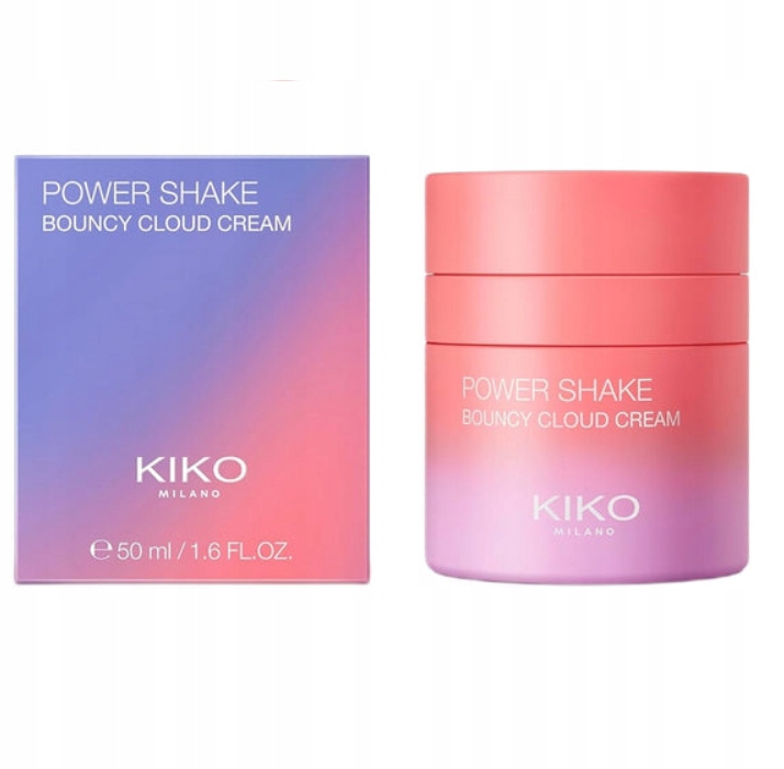 KIKO Milano Power Shake Bouncy Cloud – Nawilżający i rozświetlający krem-żel do twarzy 50ml