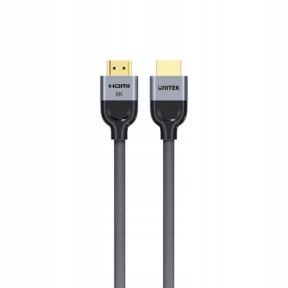 Unitek przewód 8K LUX HDMI 2.1 oplot 2M – Najwyższa jakość obrazu i dźwięku
