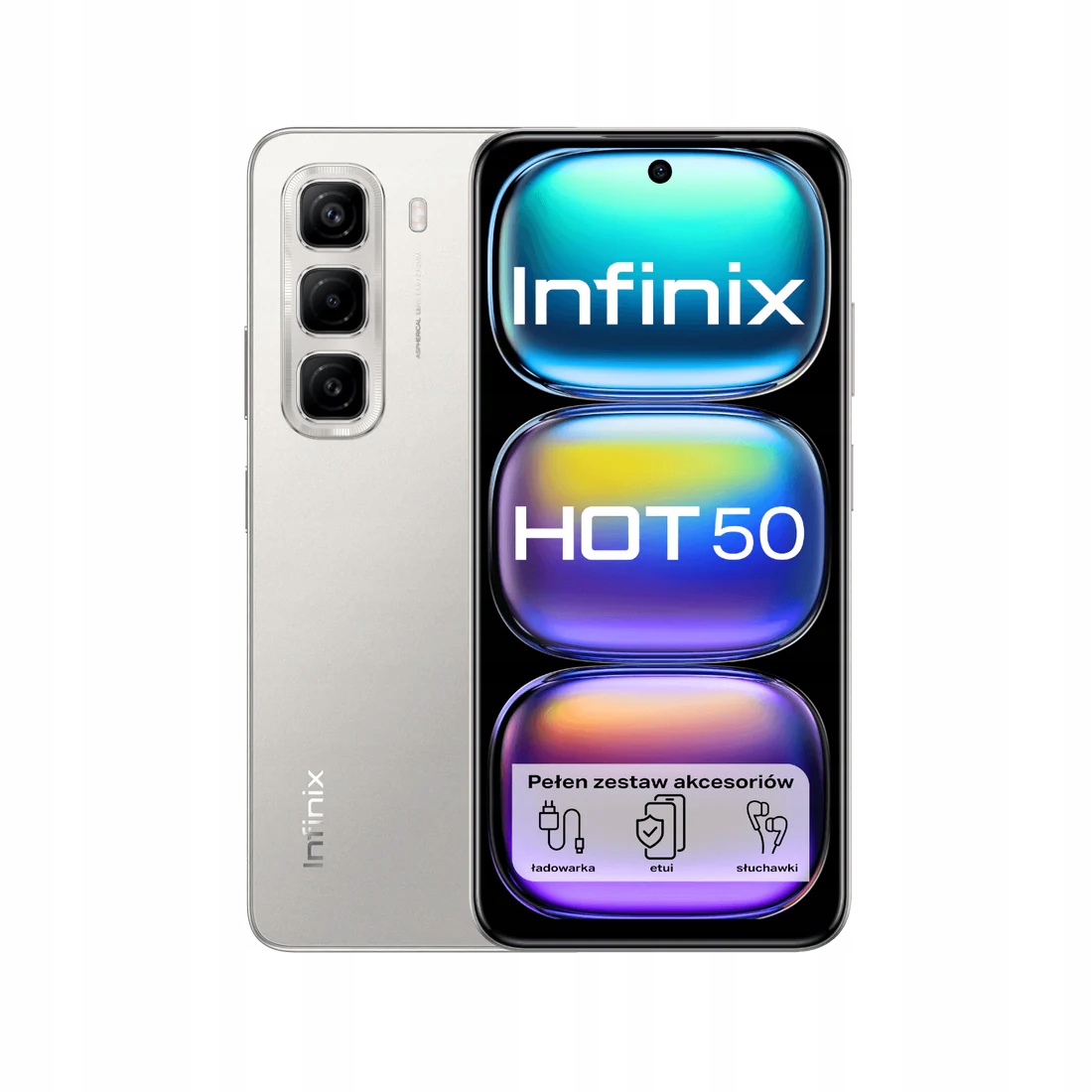 Infinix HOT 50 – Nowoczesny smartfon z dużym ekranem i potężną baterią
